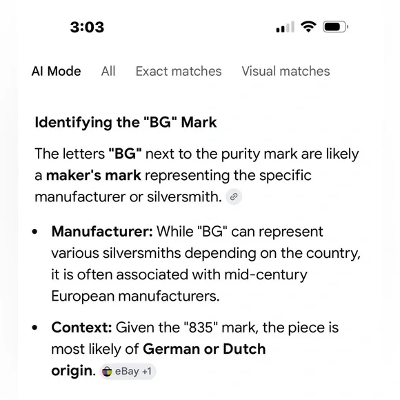 Vintage silver Geometric Necklace with Matching Bracelet - Picture 16 of 17